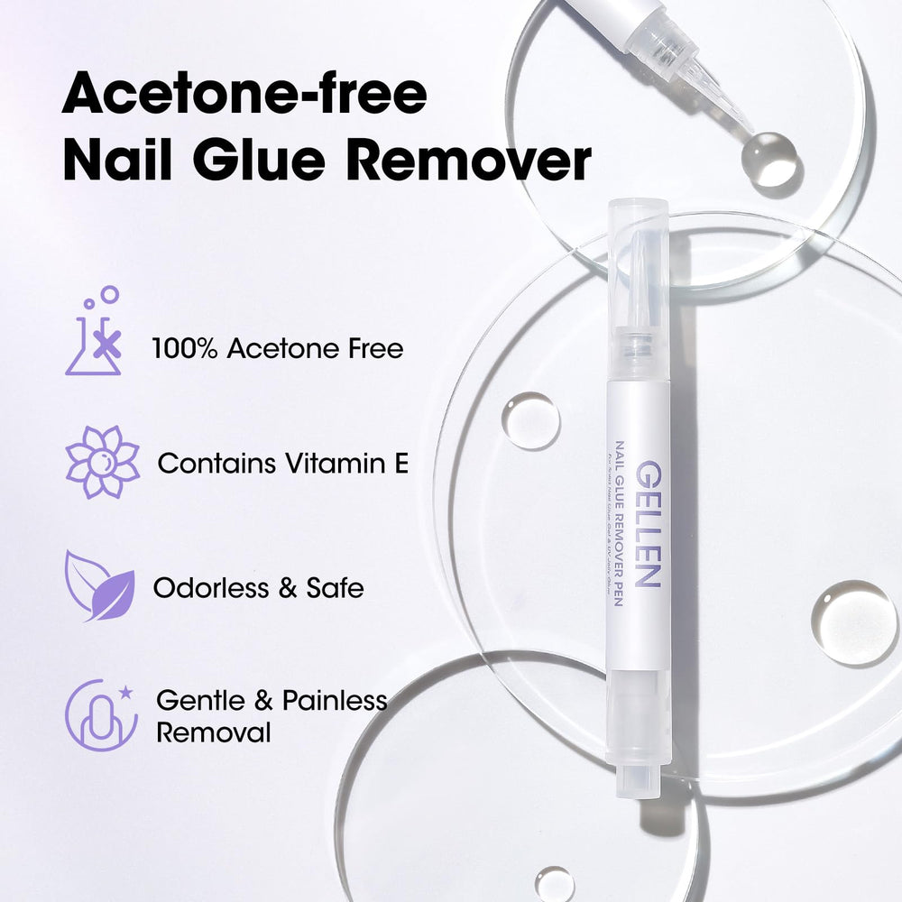 GELLEN removedor de uñas con vitamina E para nutrir tras la retirada.