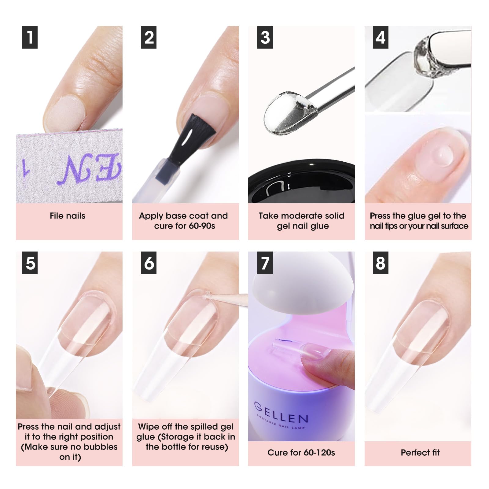 GELLEN regalo ideal para amantes del arte de uñas y bricolaje