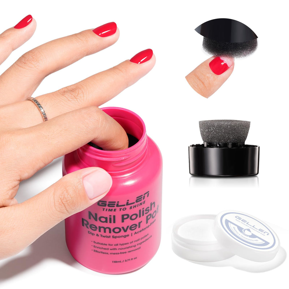GELLEN Remover Esmalte Dip-Twist en bote para uñas, retirada rápida