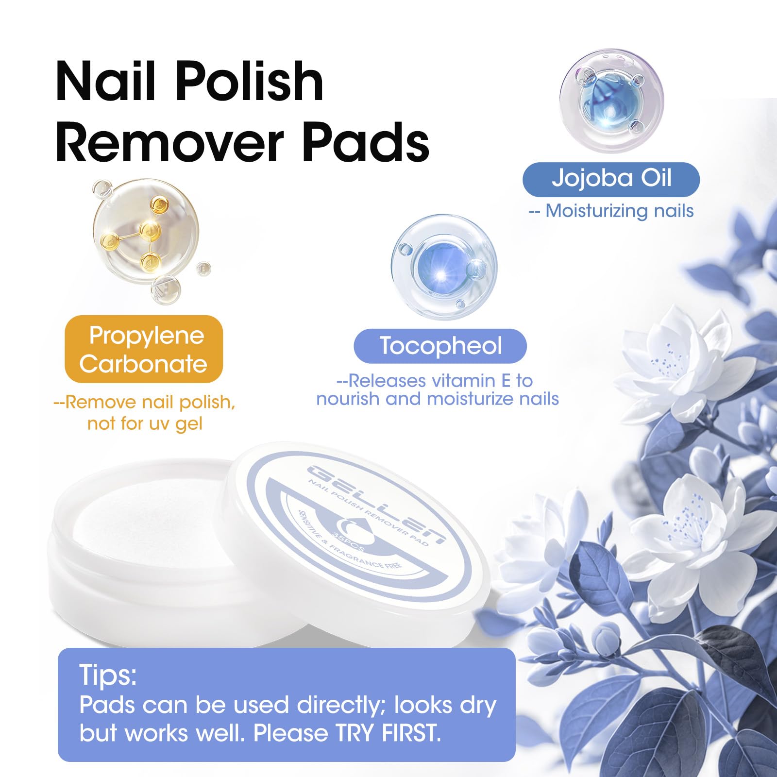 GELLEN Remover Esmalte Dip-Twist, manejo fácil de uñas