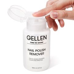 GELLEN removedor de esmalte sin acetona con bomba para una aplicación precisa