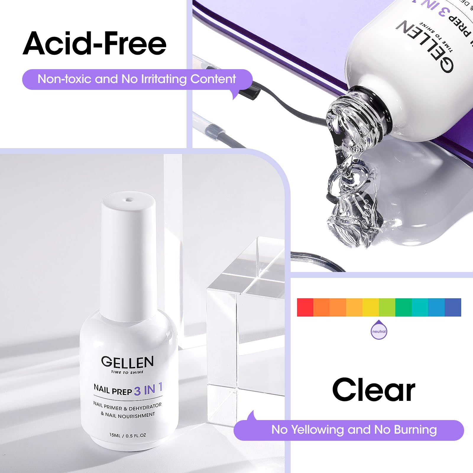 GELLEN Secado rapido para uñas 3-5 segundos, ideal para procesos eficientes.