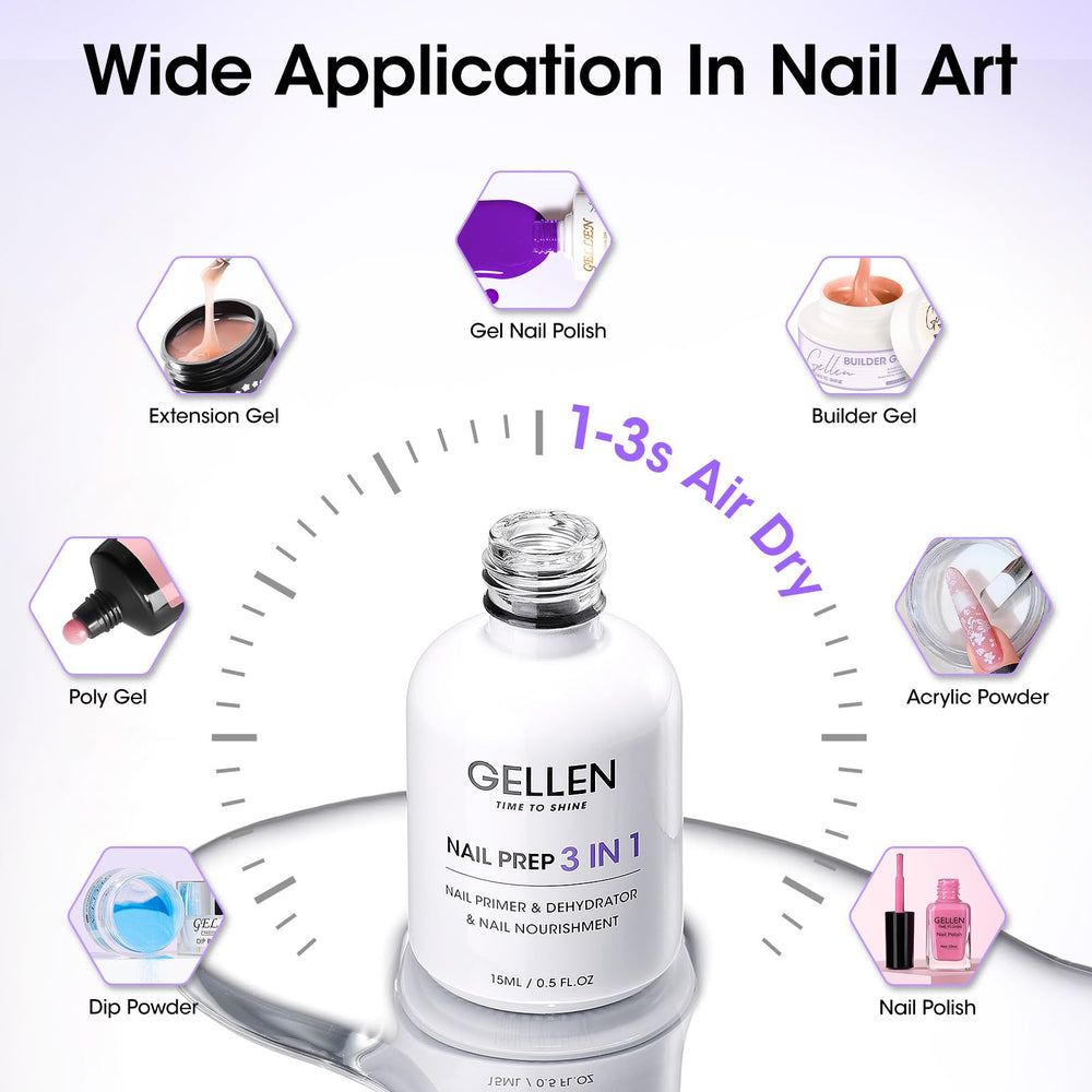 GELLEN Ideal para uñas finas y fragiles antes del arte.