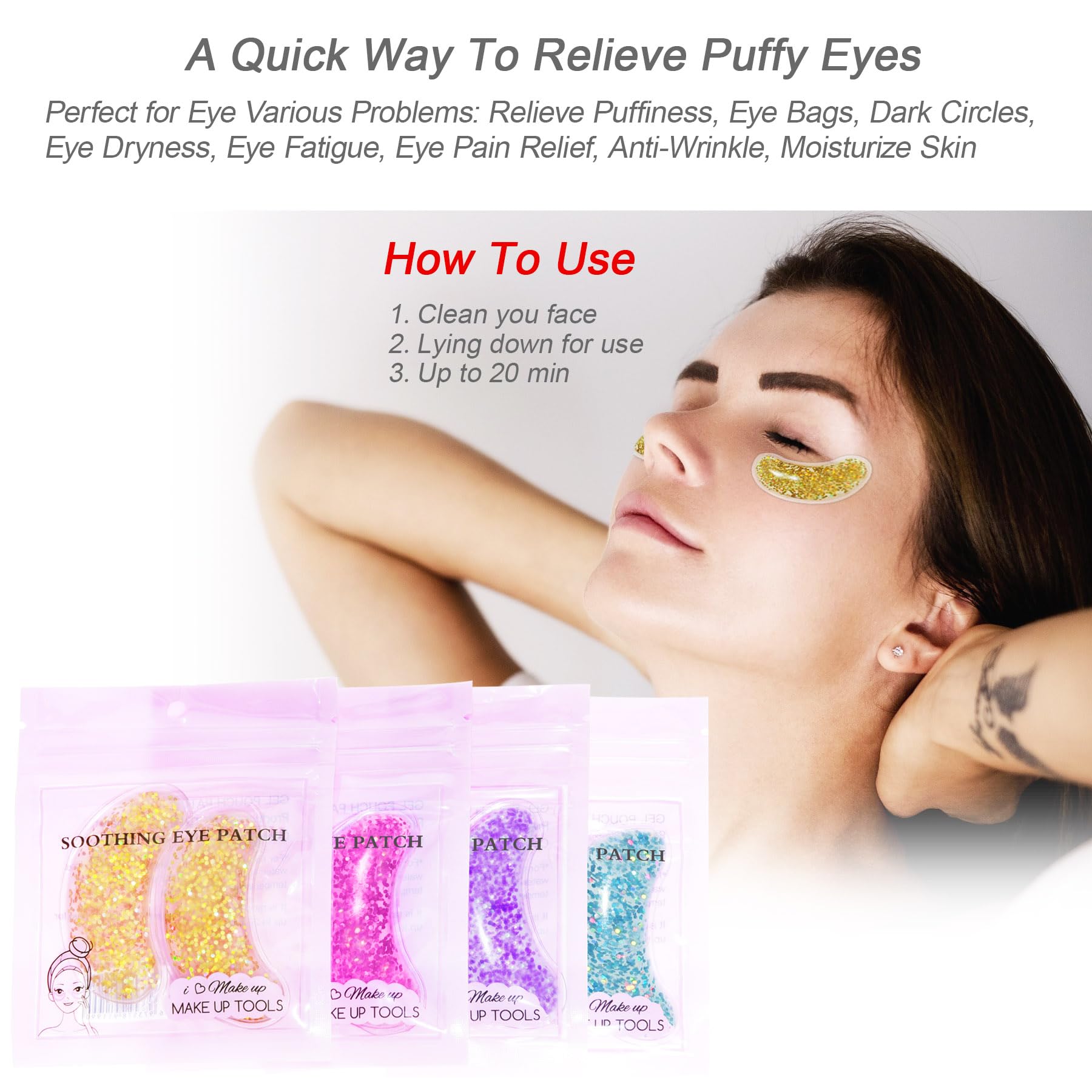 Diseño ergonómico GELMAY que se ajusta al contorno ocular.