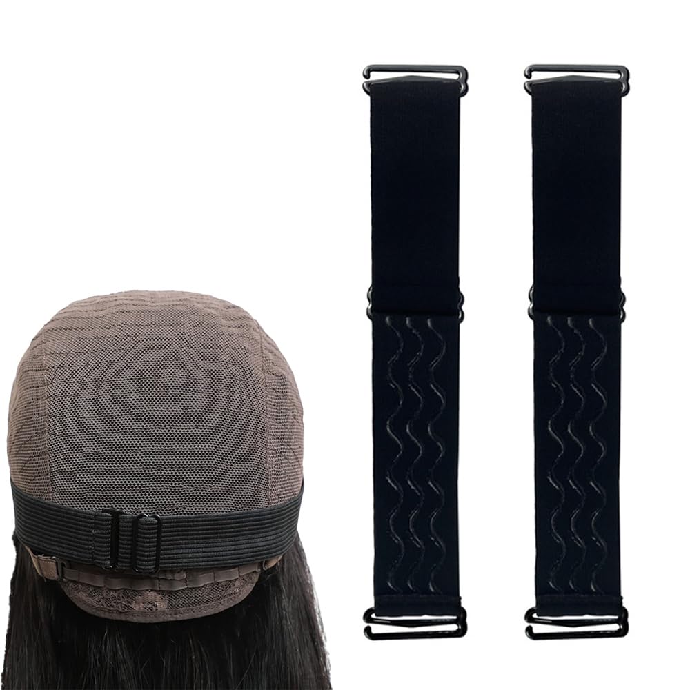 GELXGRIT banda elástica ajustable para pelucas, paquete de tres para ajuste personalizado.