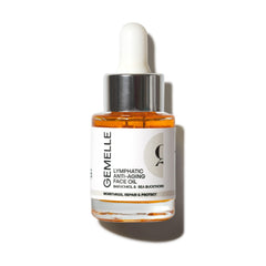 GEMELLE Aceite linfático frasco para hidratación profunda y nutrición diaria.