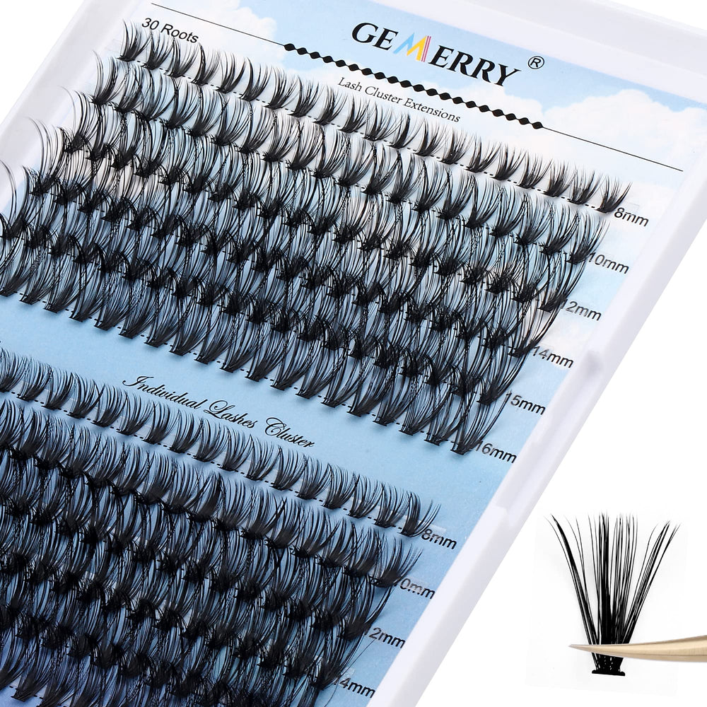 GEMERRY: racimos en bandeja grande con curva D para look natural.