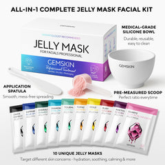 GEMSKIN: tazón para mezclar mascarillas y espátula para aplicación