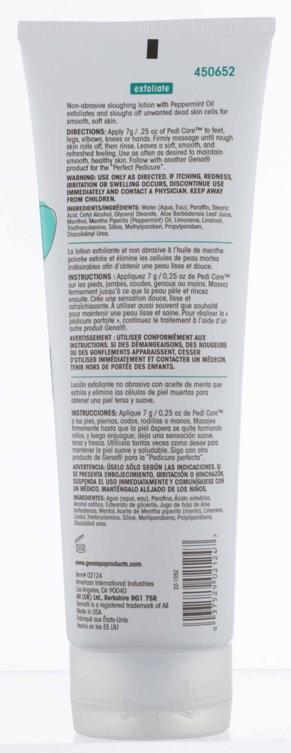 Uso diario para pies suaves y renovados.