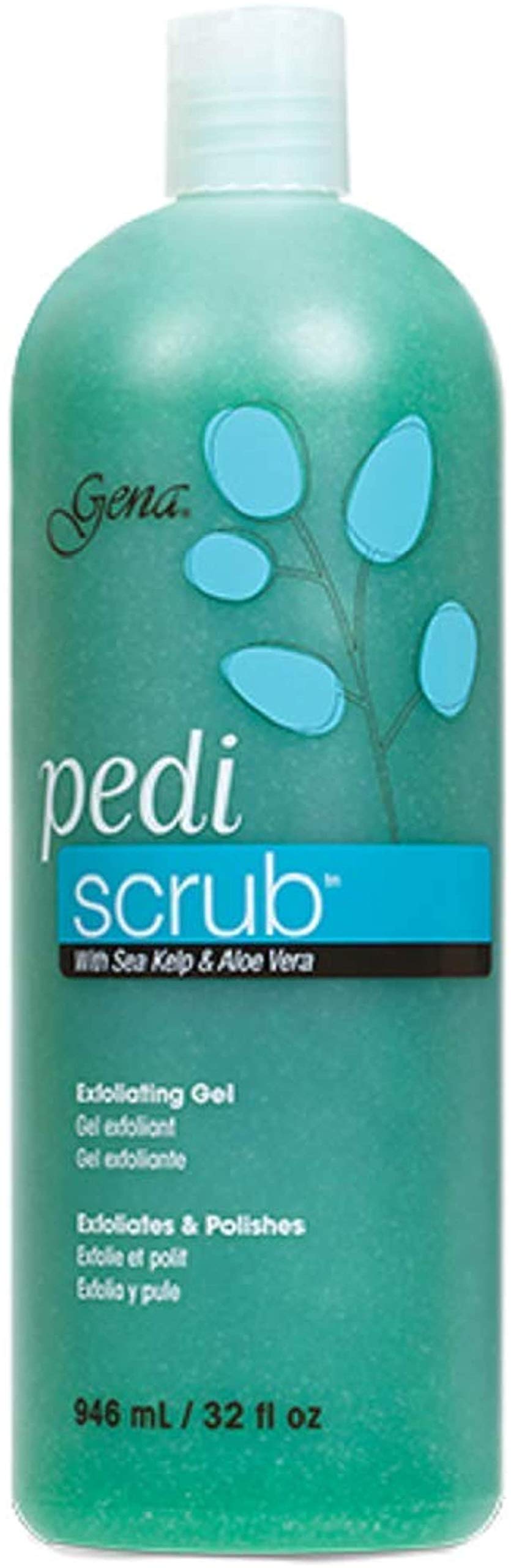 Gena Pedi-Scrub Gel exfolia suavemente los pies para rutina diaria
