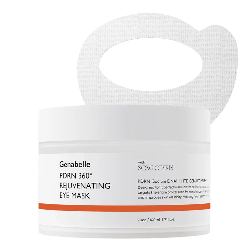 Genabelle PDRN 360 mascarilla ocular en empaque listo para uso diario