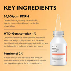 Close-up texture of Genabelle serum highlighting lightweight, layering-friendly formula.