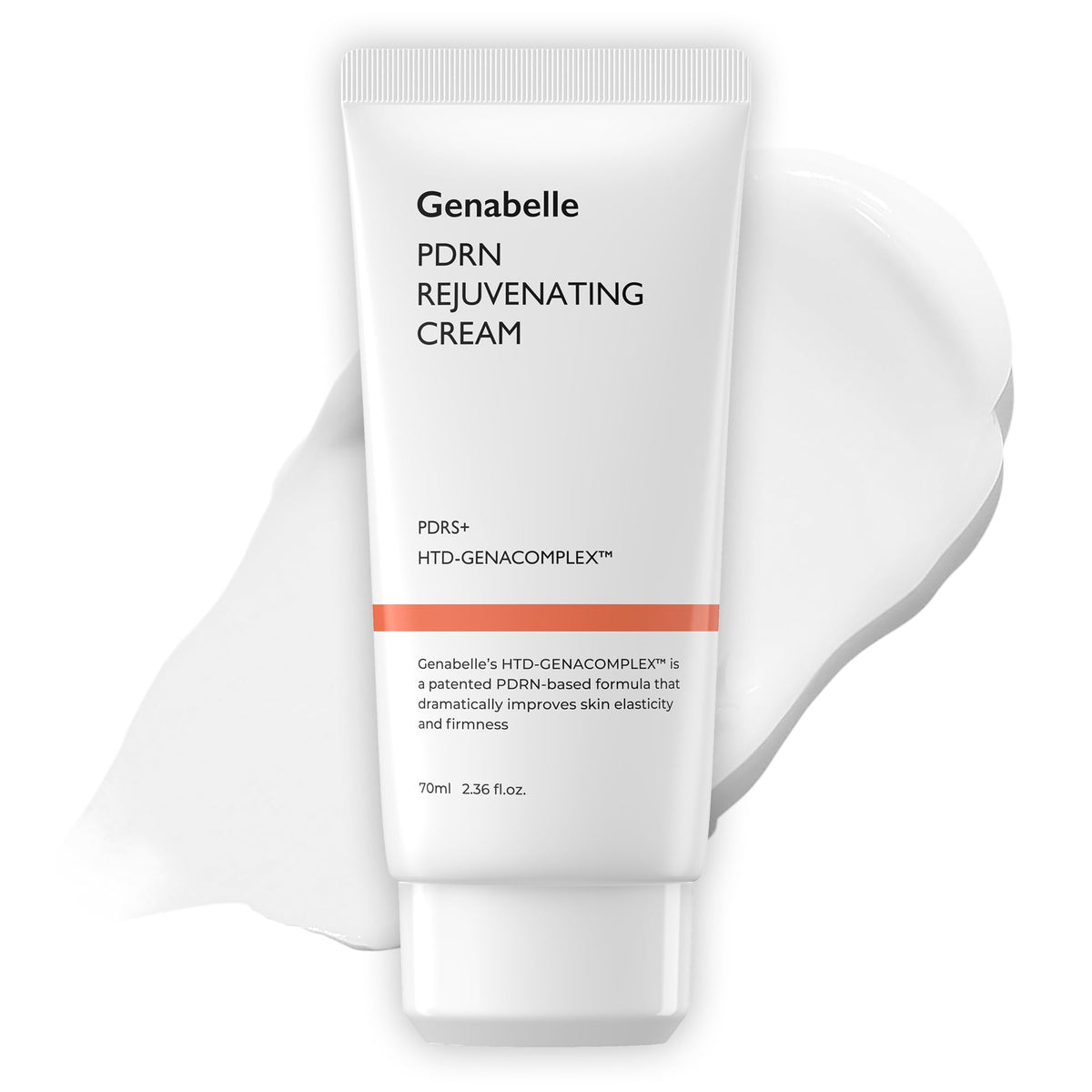 Genabelle PDRN crema rejuvenecedora ligera para piel suave y nutrida.