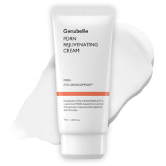 Genabelle PDRN crema rejuvenecedora ligera para piel suave y nutrida.