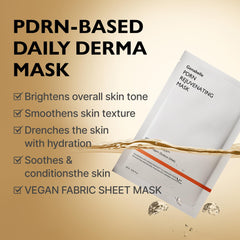 Genabelle PDRN: mascarilla seda vegana 3D para absorción superior y confort