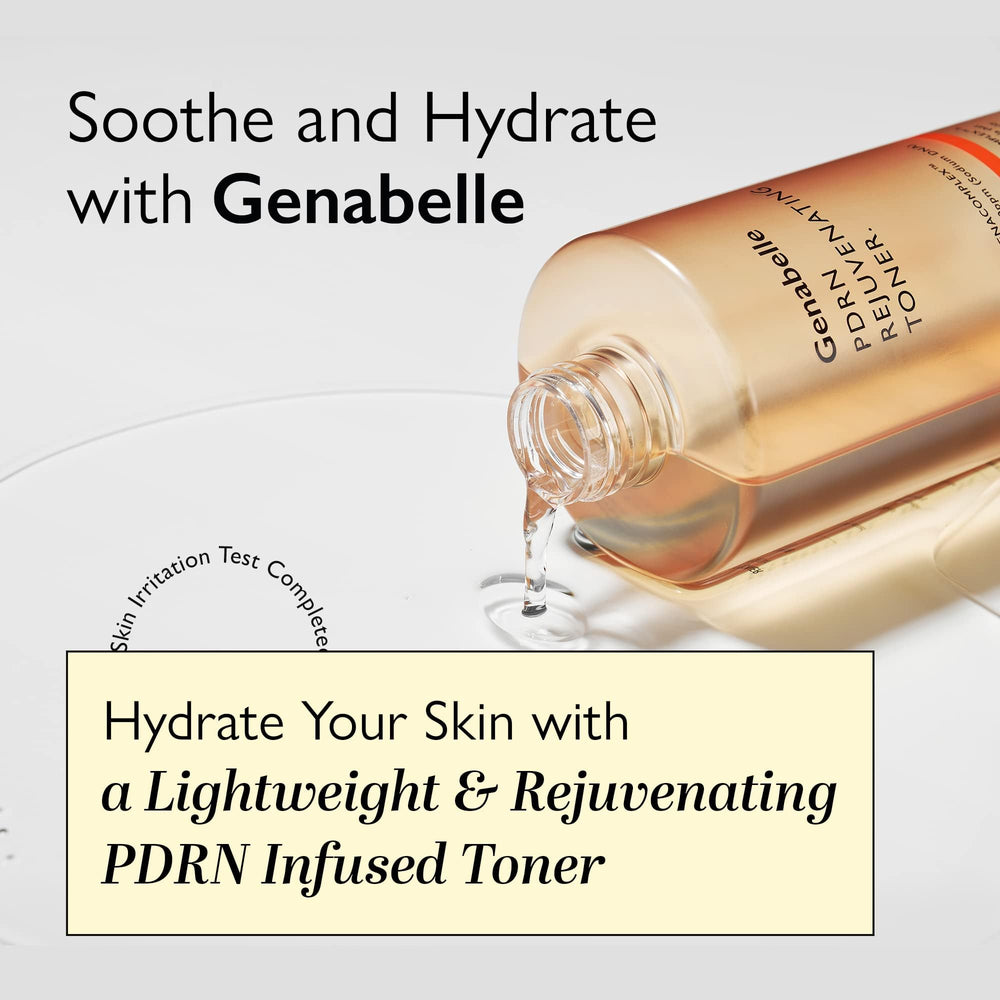 Genabelle PDRN Toner, hidratación profunda con panthenol para despertar la piel.