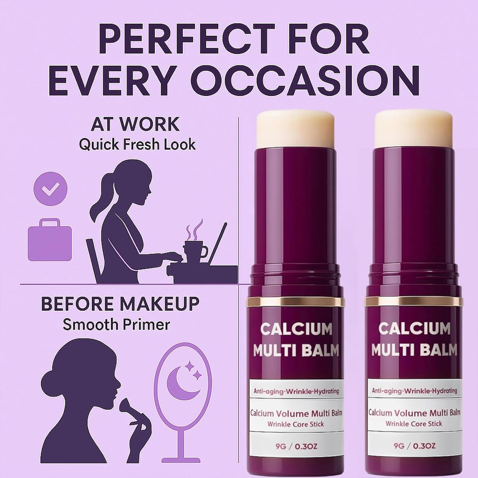 Generic Bálsamo calcio volumen multi para cuello, firmeza suave