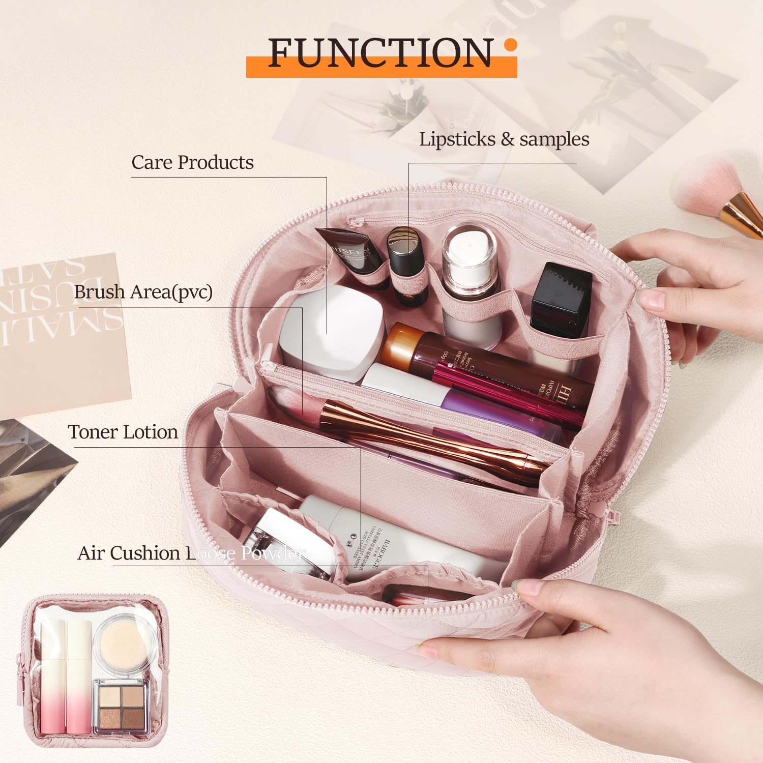 Cuero PU impermeable del bolso Generic protege contra manchas y desgaste.