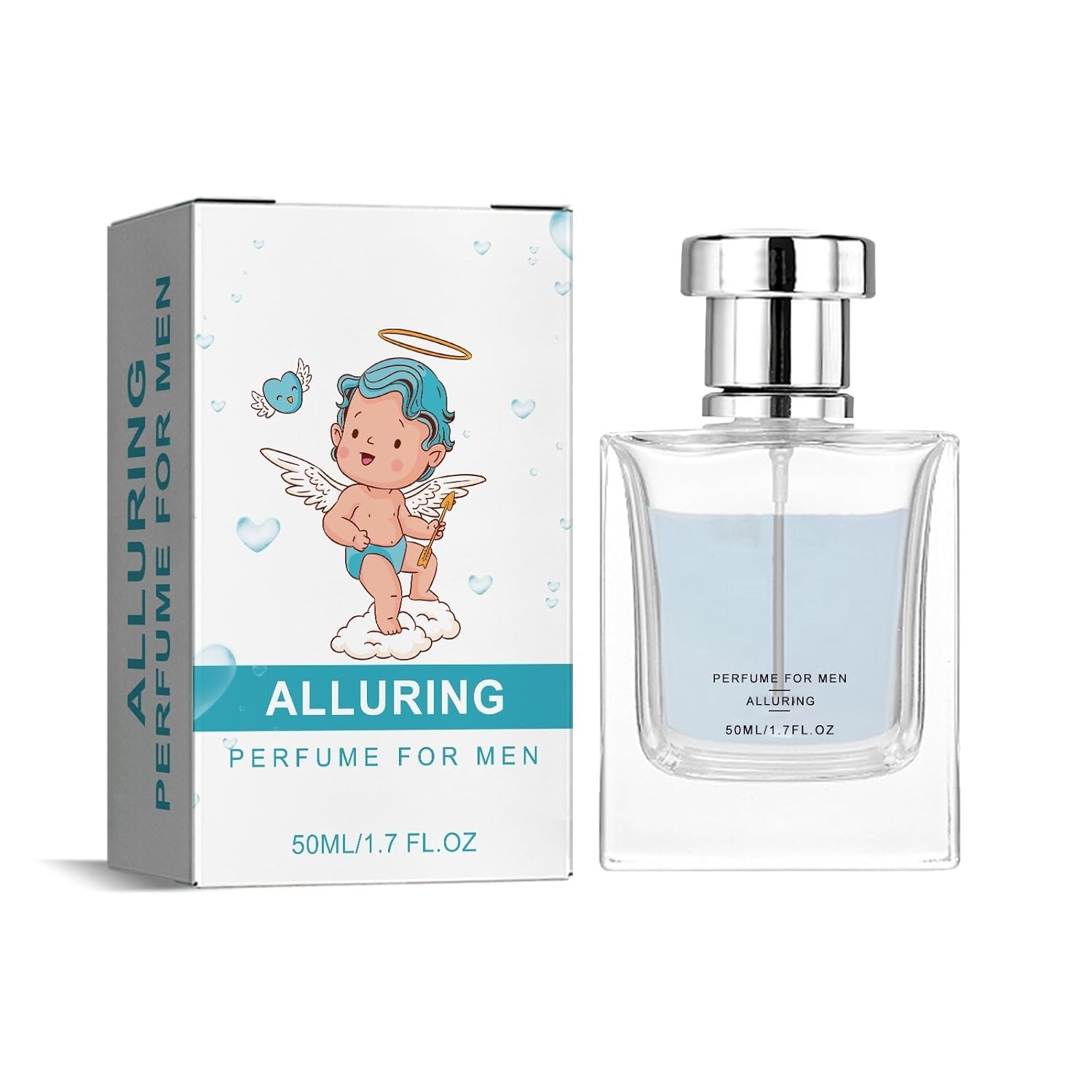 Generic colonia para hombres con feromonas en botella, aroma duradero.