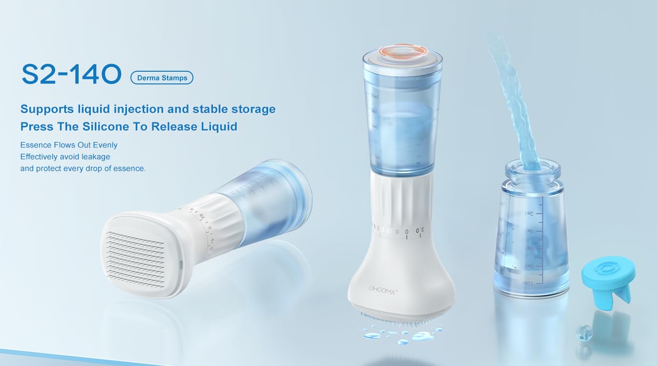 Derma Stamp Genérico depósito reutilizable para mezclar con aceites o sueros.