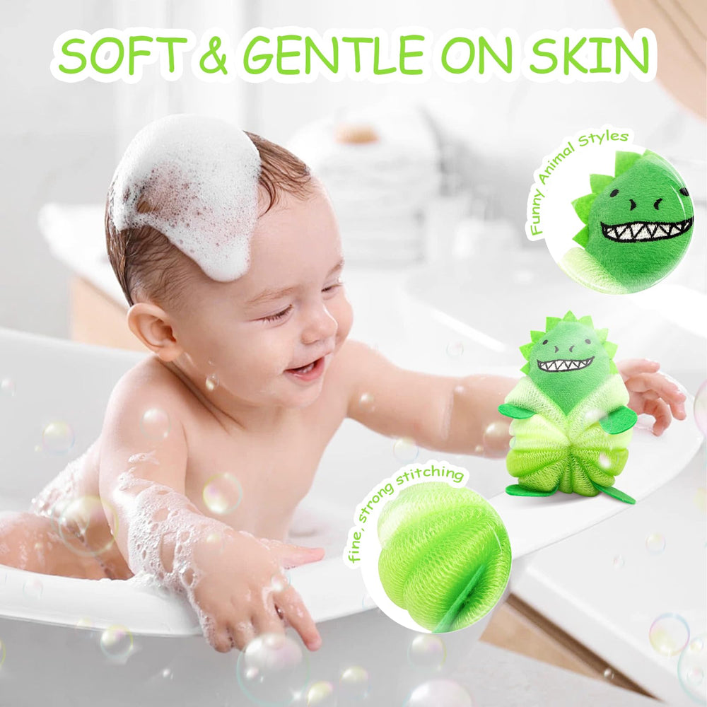 Generic esponjas de baño con colores vibrantes, higiene diaria más atractiva.