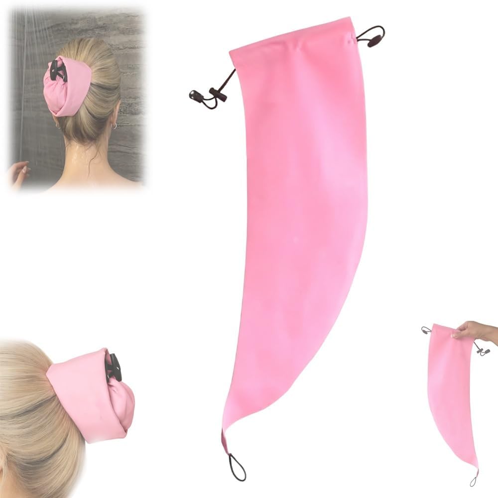 Generic gorro impermeable para cabello largo en uso protege la corona.