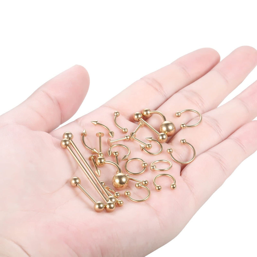 Generic labret 16g, diseño estable para labios y rostro.