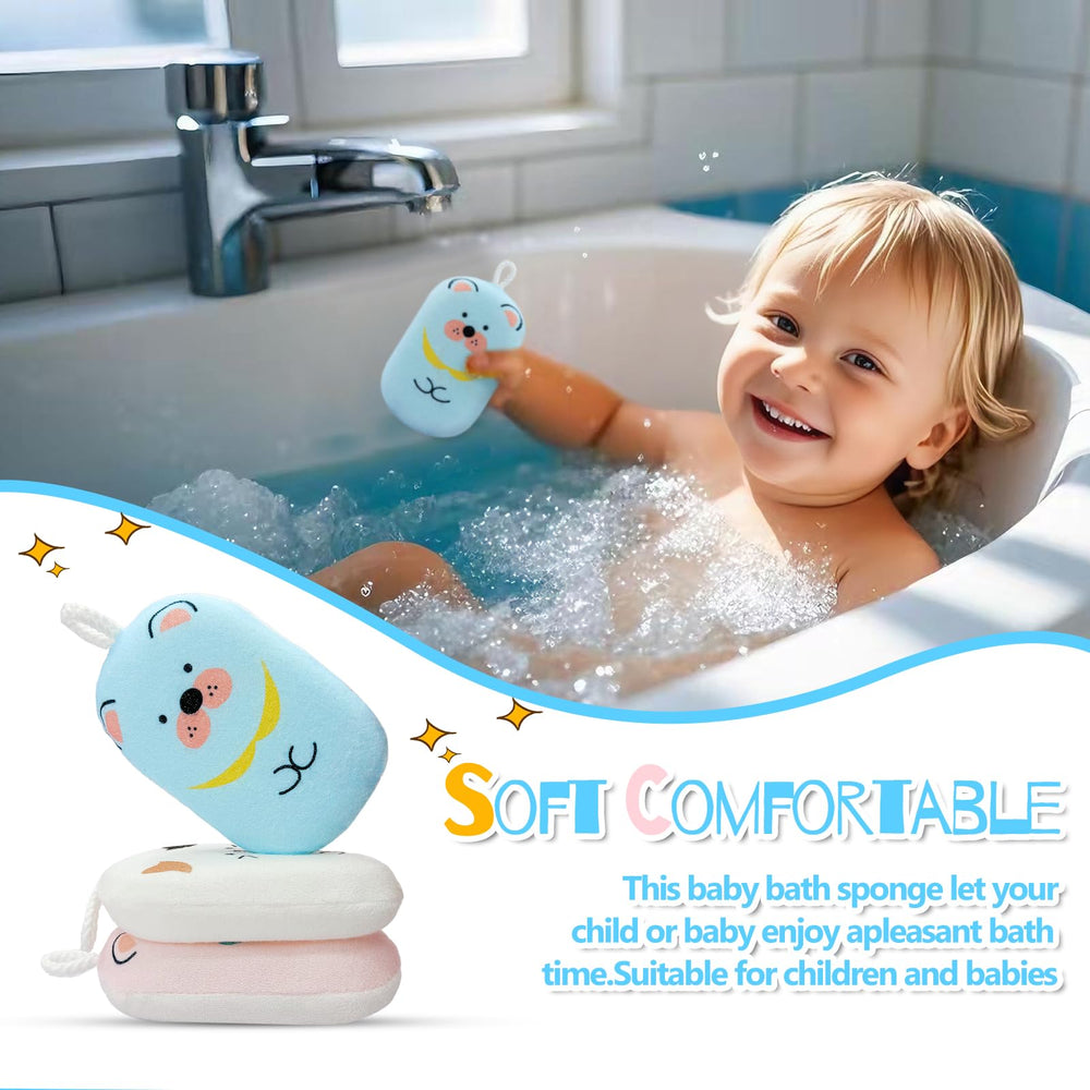 Esponja lufa Generic con diseño gato, perfecta para el baño diario de niños.