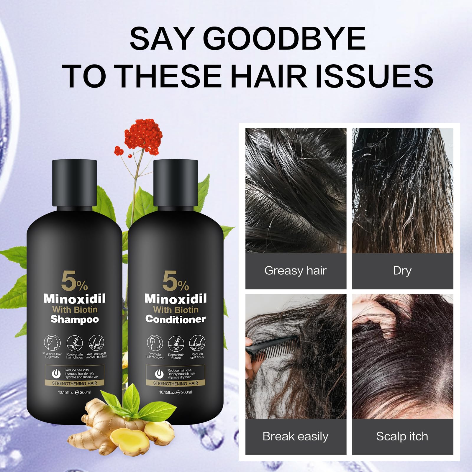 Aumento de densidad: cabello más lleno con Minoxidil Generic.