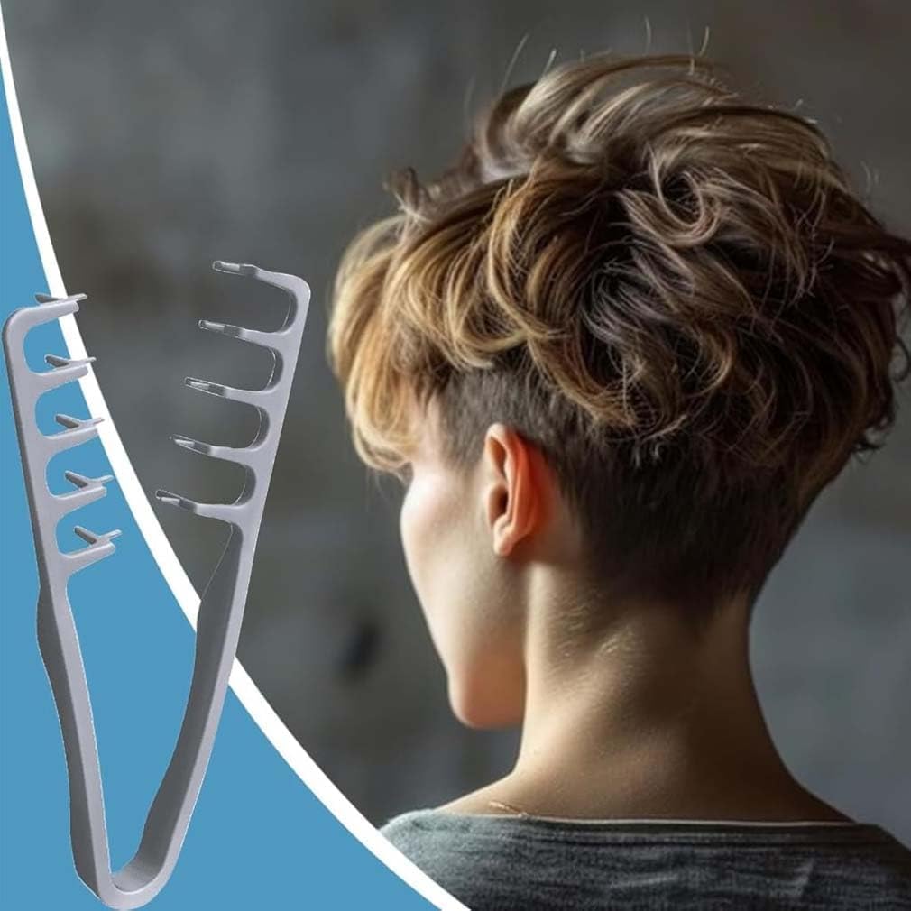 Peine Generic con dientes curvados para ondas naturales.