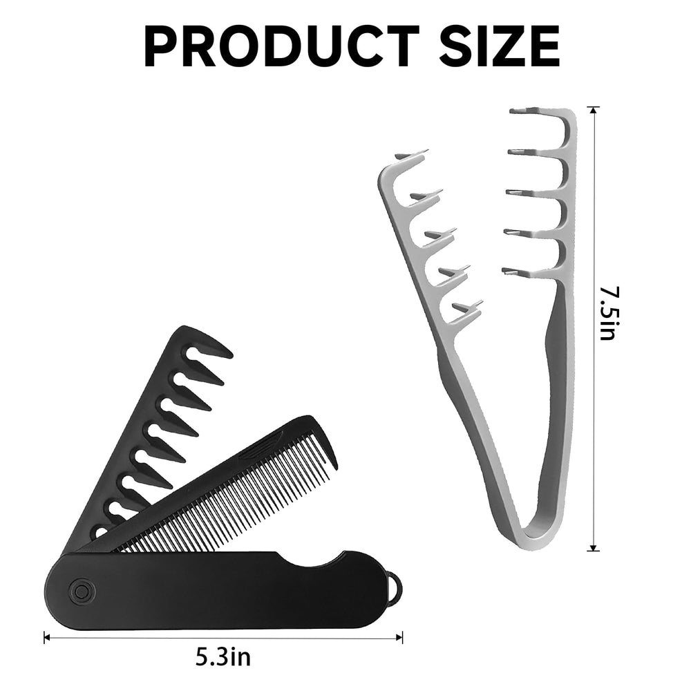 Generic peine de textura con dientes anchos para uso diario suave.