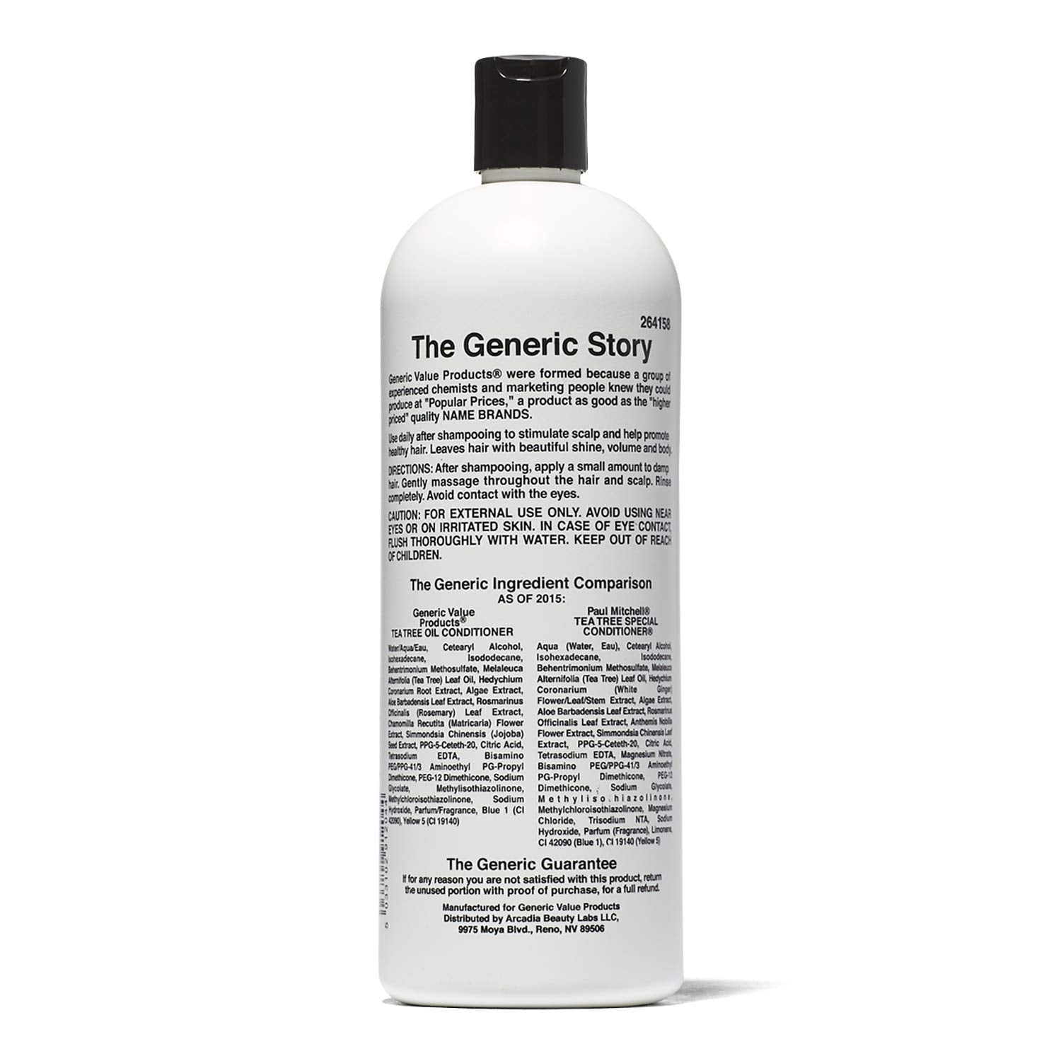 Aplicacion suave del condicionador Generic Value Products para cabello manejable