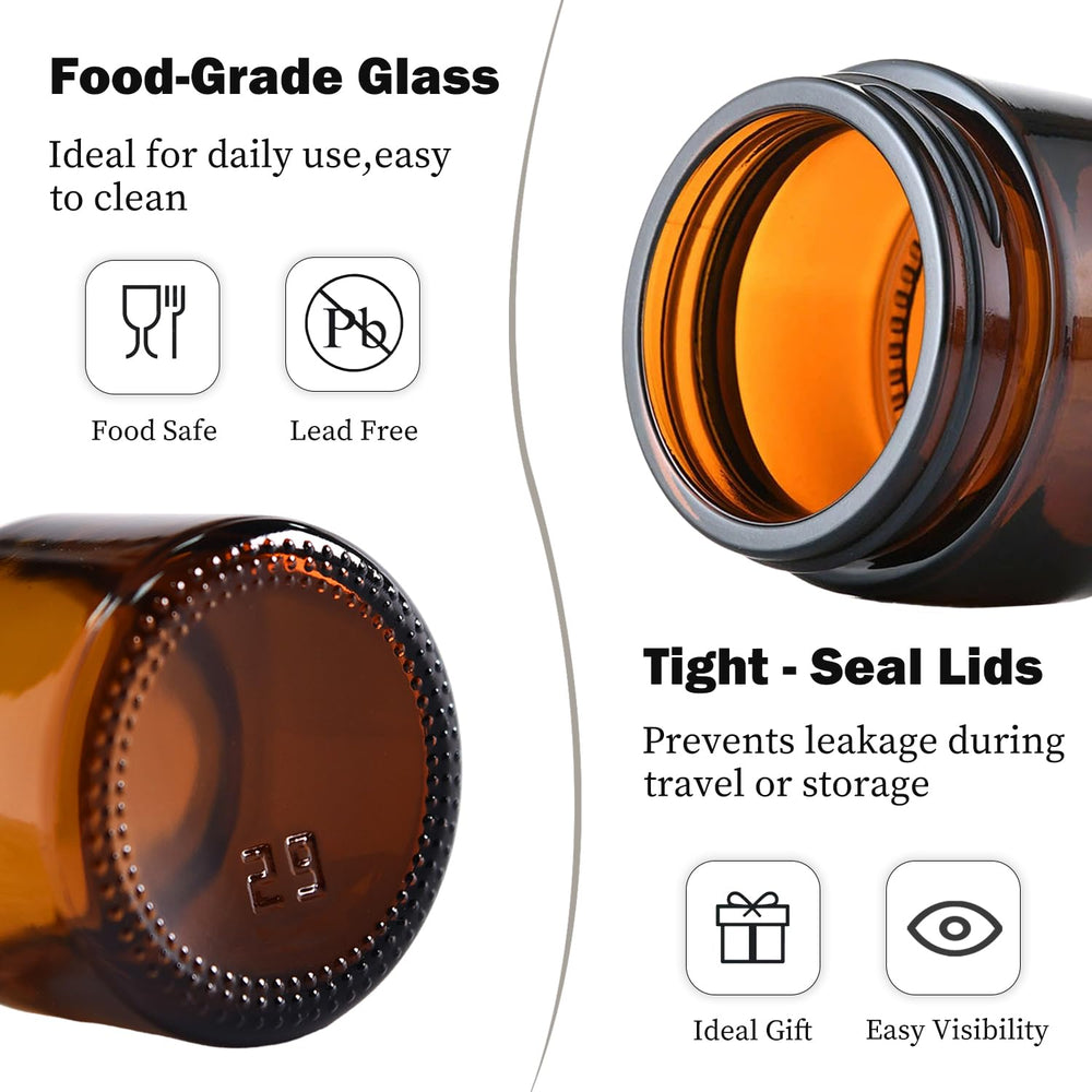 Diseño compacto Genérico para viaje en tarro de 4 onzas.