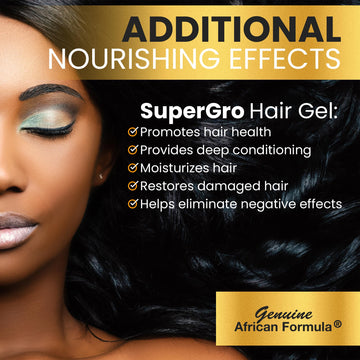 Genuine African Formula SuperGro aplicación fácil en cabello mojado o seco