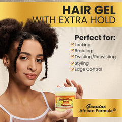 Easy twisting with SuperGro for defined, textured twists and reduced frizz