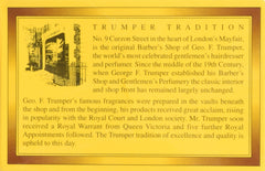 Geo F. Trumper aroma de sándalo perceptible al espumar sobre la piel.