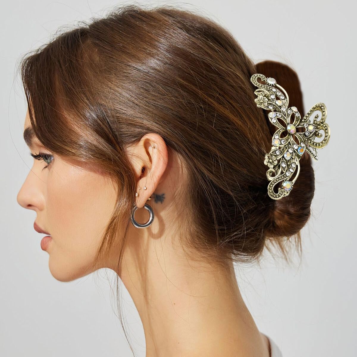 GeoGeoDIY pinza de pelo para uso diario, conservando estilo y confort.