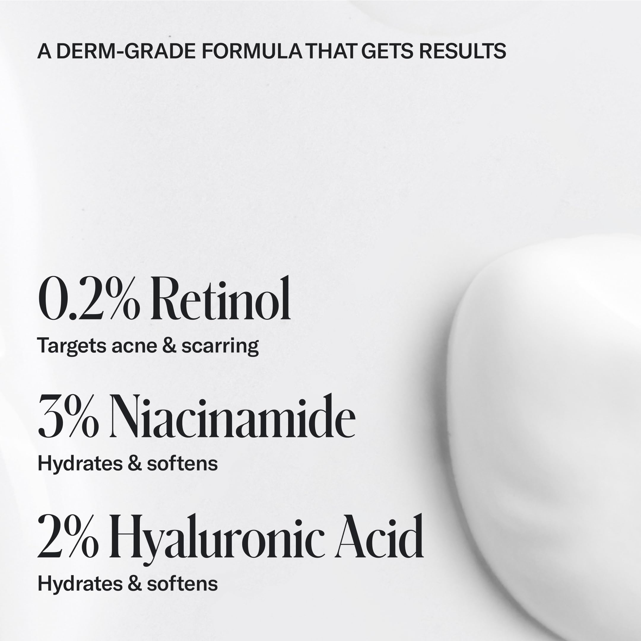 Geologie acide hyaluronique hydrate en profondeur sans obstruer les pores.