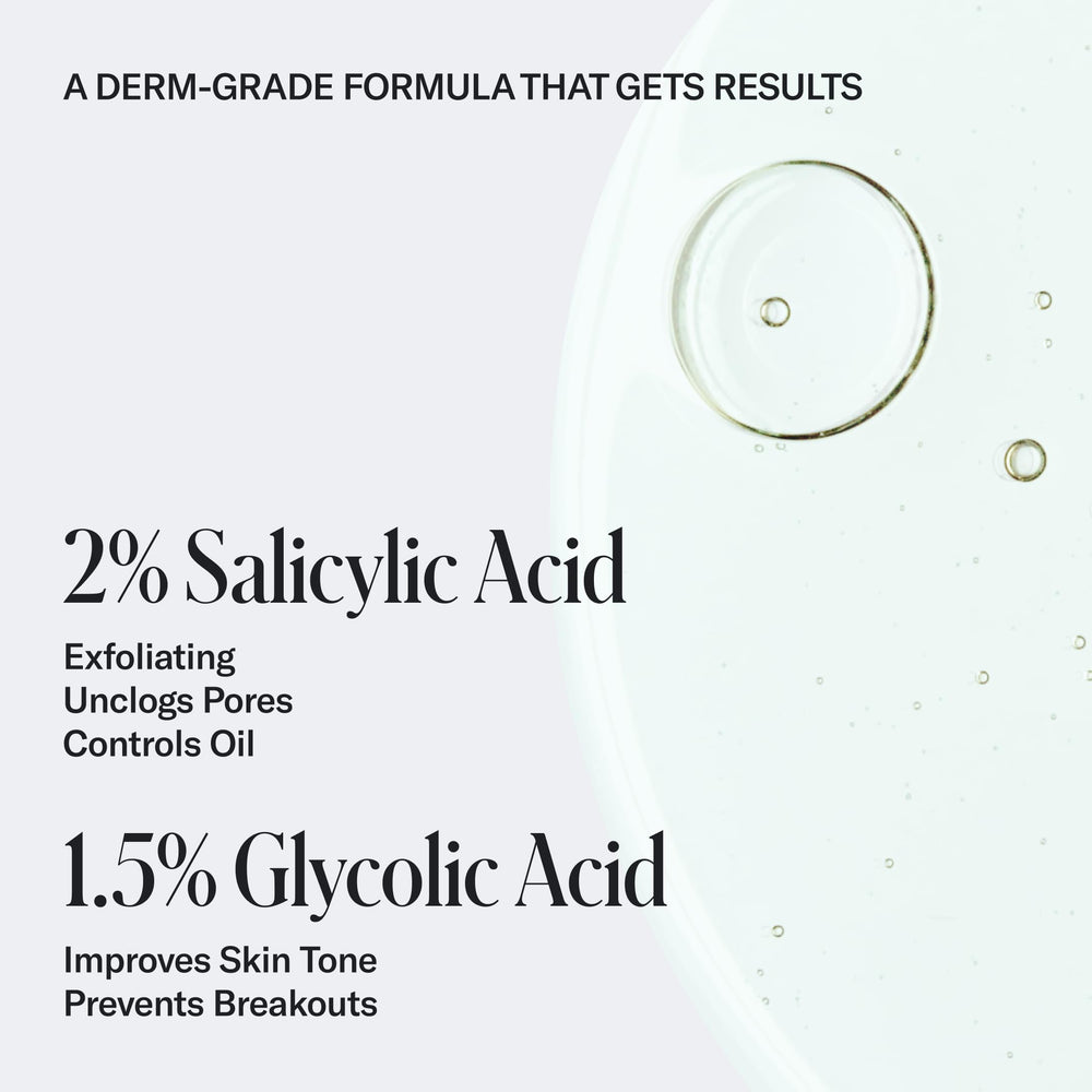 Geologie Acne Control con ácido salicílico para exfoliar poros