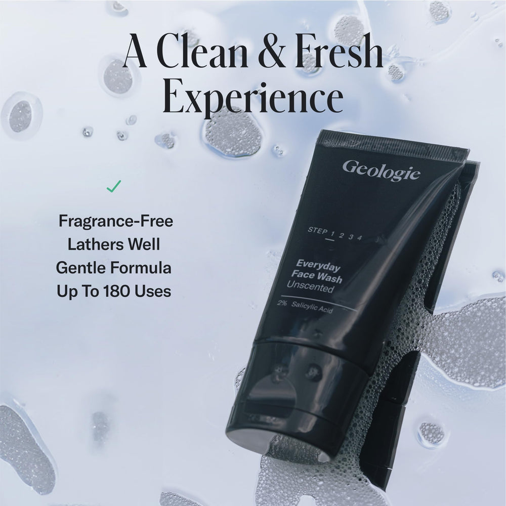 Exfoliation BHA ciblant les pores avec Geologie pour une peau lisse.