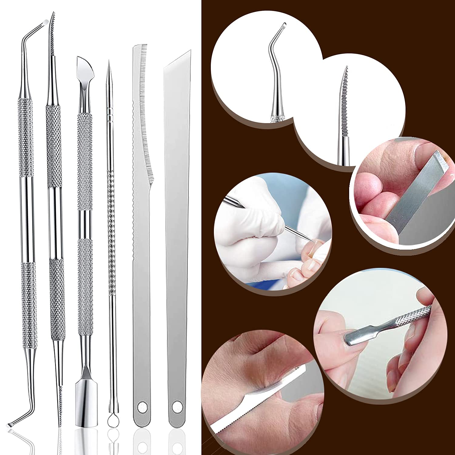 Geounzay cortaúñas con diseño radial para cortes limpios.