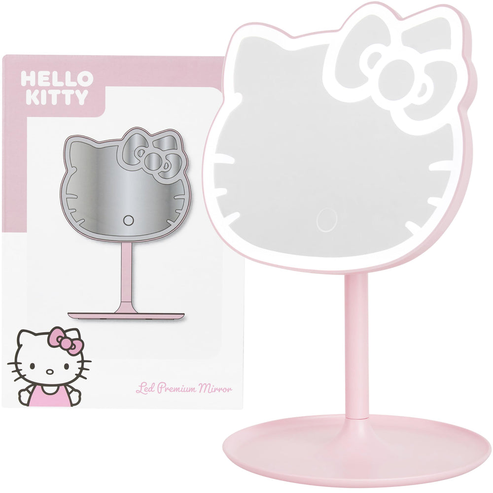Get Trend Hello Kitty: espejo con luz para escritorio, ideal para maquillaje diario