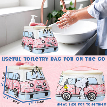 Get Trend Regalo Snoopy bolso rosa, regalo ideal para organización.