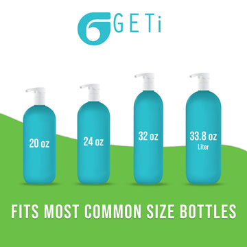Dispensador Geti Beauty bomba acondicionador litro con flujo controlado