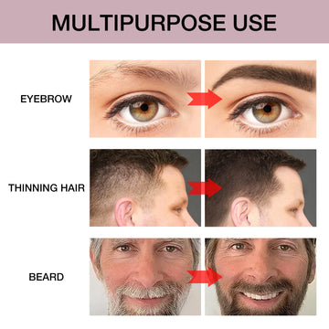 GEUUFEA mascara para cejas y barba con color temporal.
