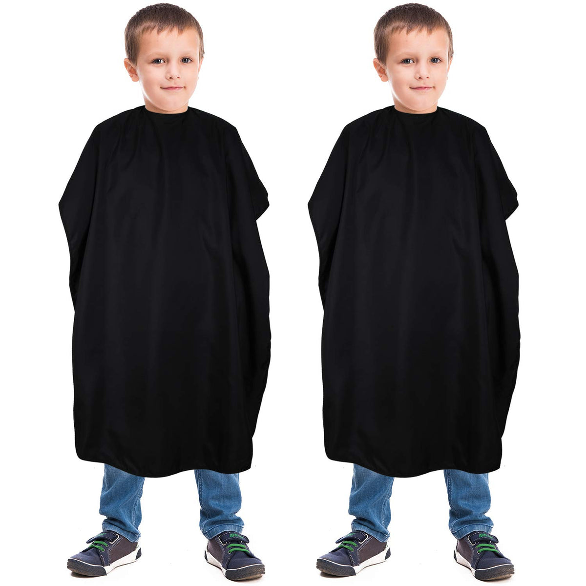 Capa Geyoga para niños, frente, ajuste cómodo para cuello durante el corte