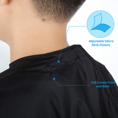 Capa de peluquería impermeable Geyoga, textura suave para niños