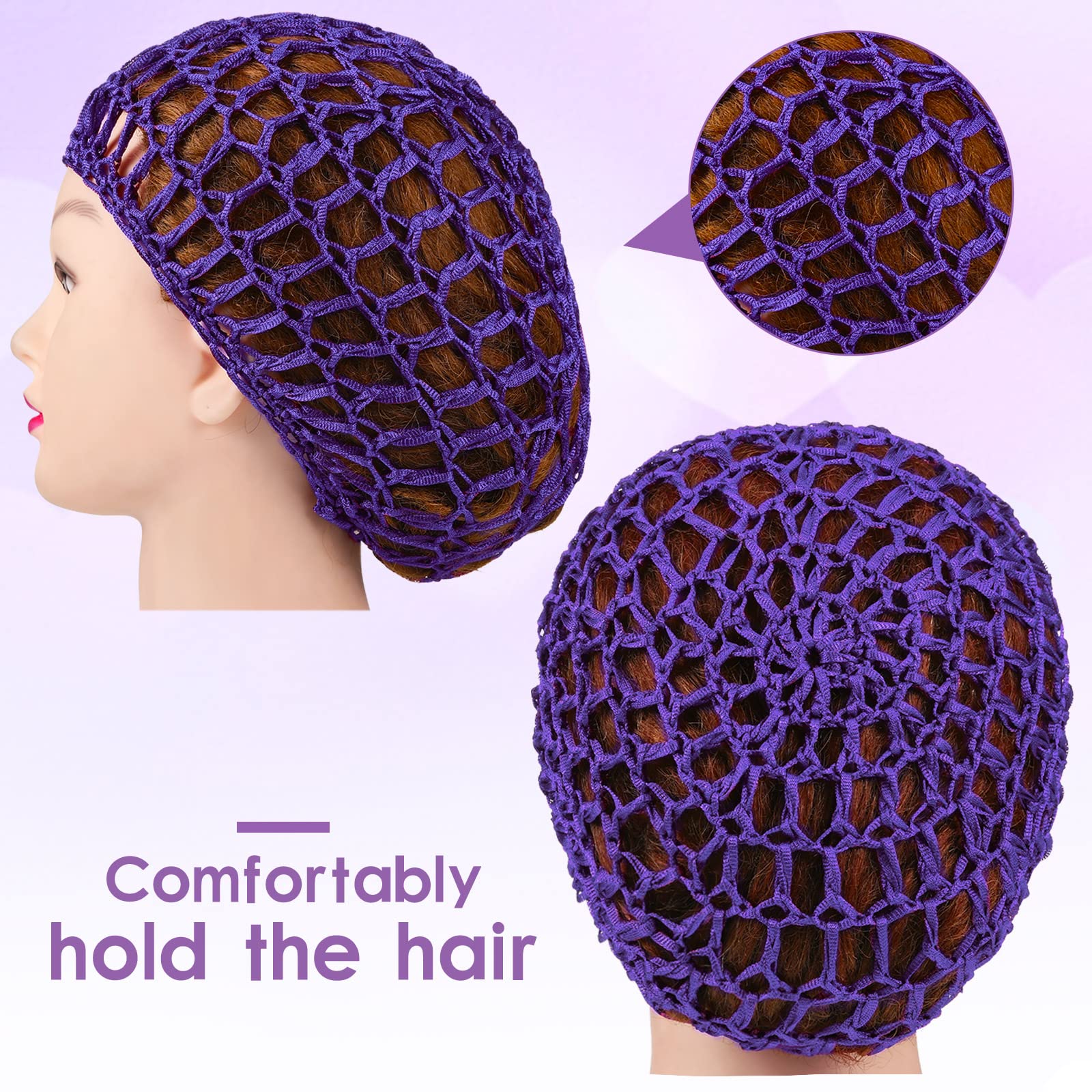 Geyoga gorro ganchillo ligero y transpirable para dormir.