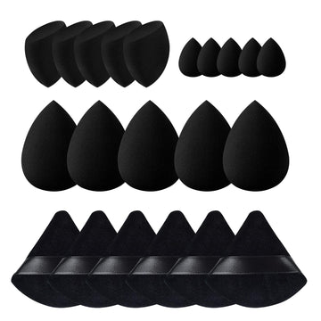GFOUNS 21 piezas esponjas maquillaje para una base uniforme y suave.