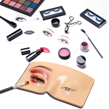 GFPGYQ accesorios incluidos para practicar pestañas y cejas con detalle.
